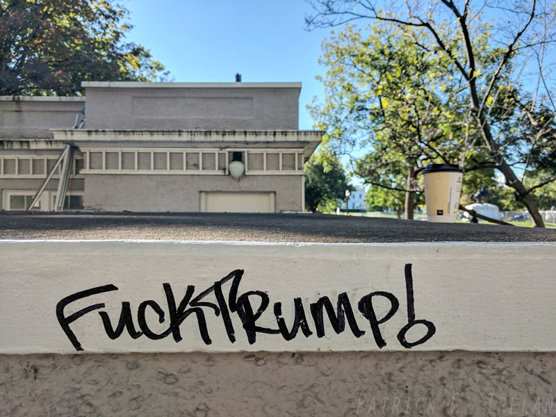 Fuck Trump!, Lafayette Square, Washington, DC