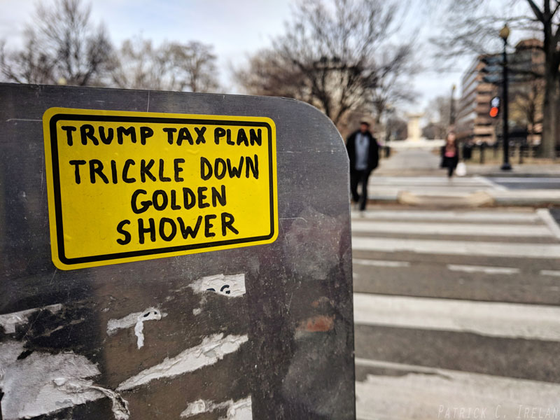 Trickle Down Golden Shower, Dupont Circle, Washington, DC