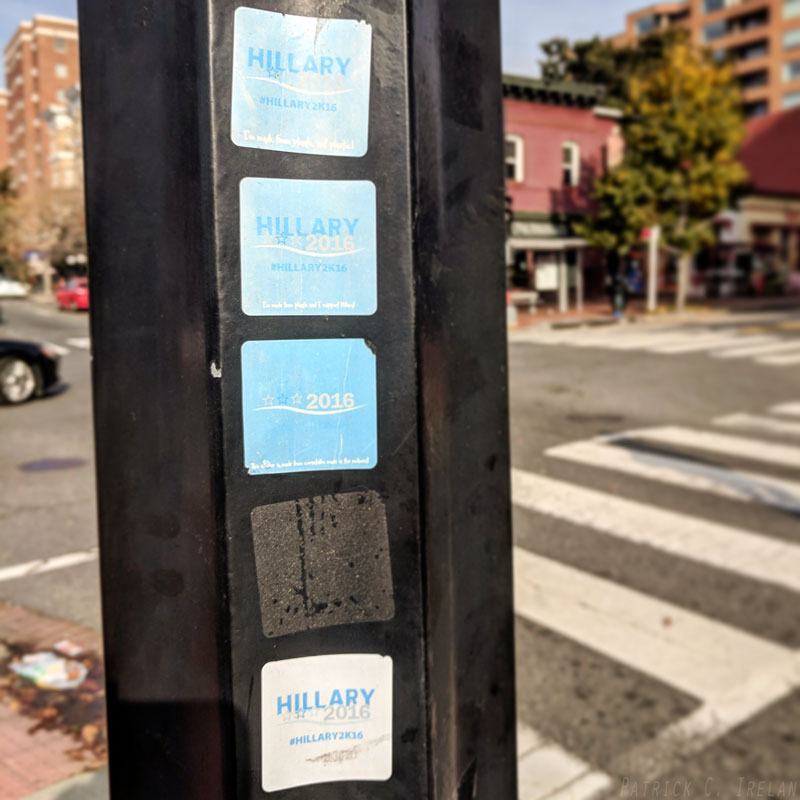 Faded Stickers, 22nd and P, NW, Washington, DC